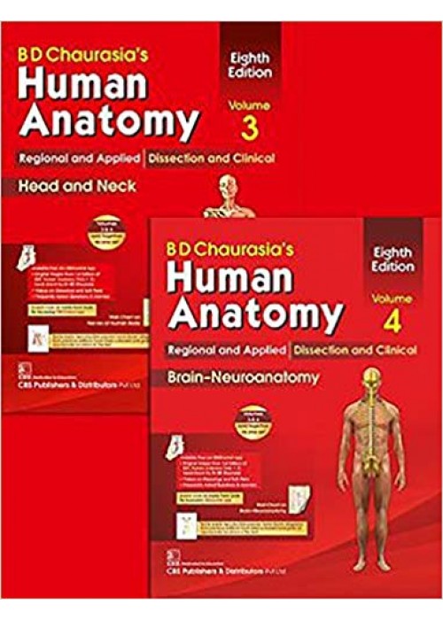 BD Chaurasia's  Human Anatomy  Regional and Applied Volume 3 & Volume 4